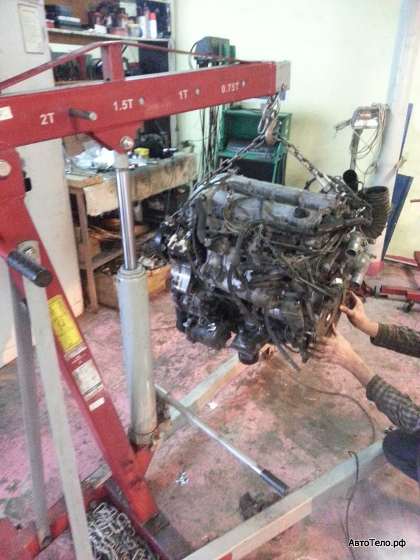ремонт двигателя Mitsubishi lancer EVO