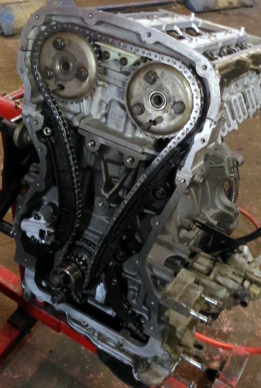 Сборка двигателя Форд Транзит после ремонта