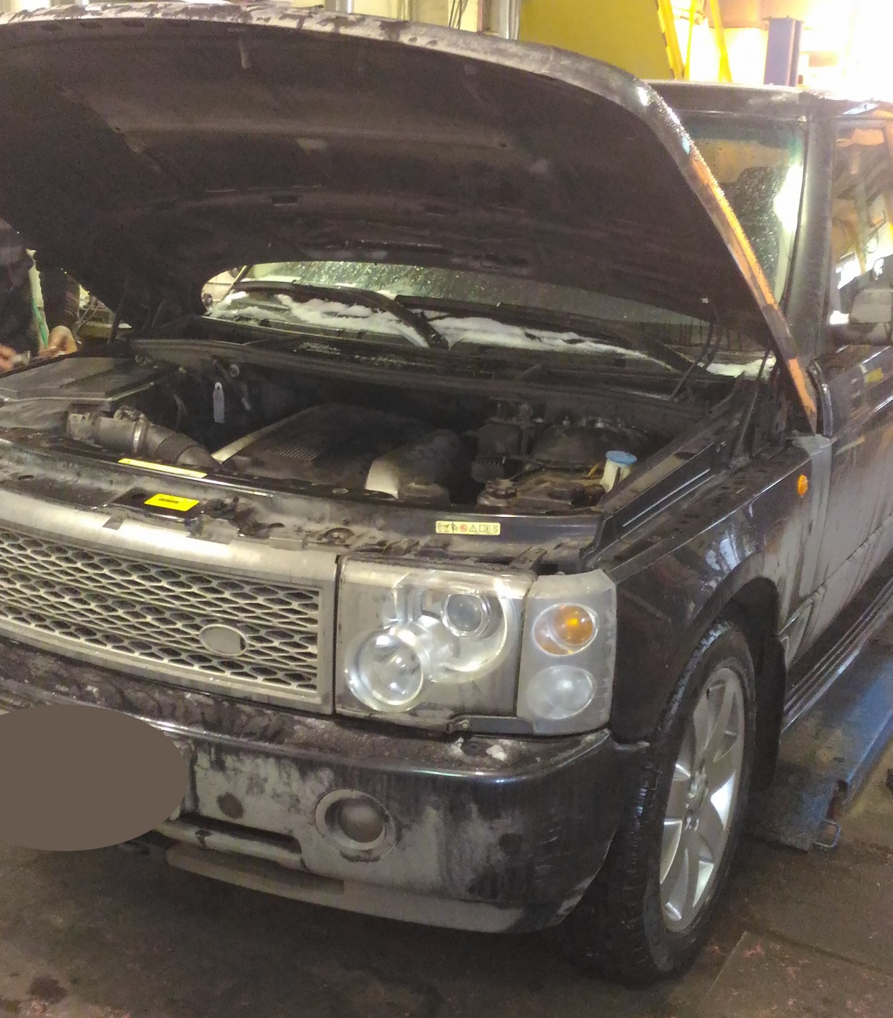 Range Rover с мотором BMW M52B25 на замене успокоителя цепи ГРМ — автосервис автотело.рф