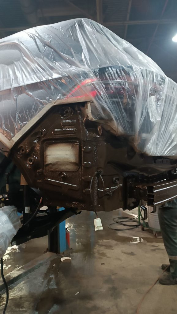 Подготовка Geely Monjaro к антикору — закрыты элементы кузова — автосервис avtotelo.rf